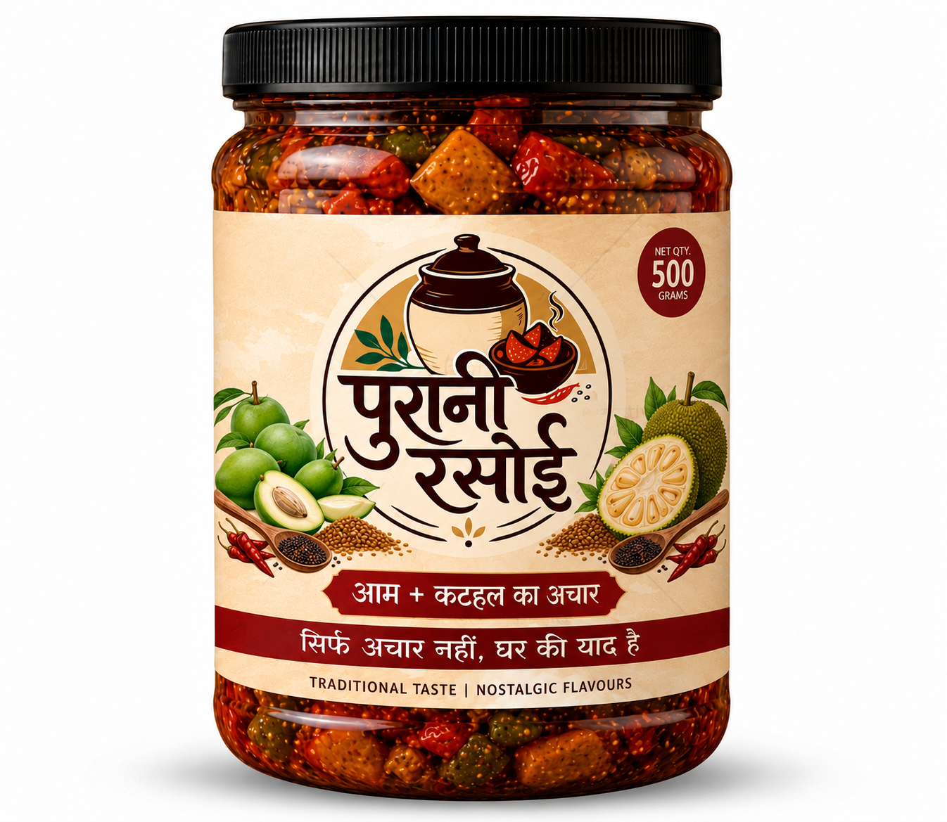 Special Aam + Kathal Ka Achaar (Mango + Jackfruit Pickle)