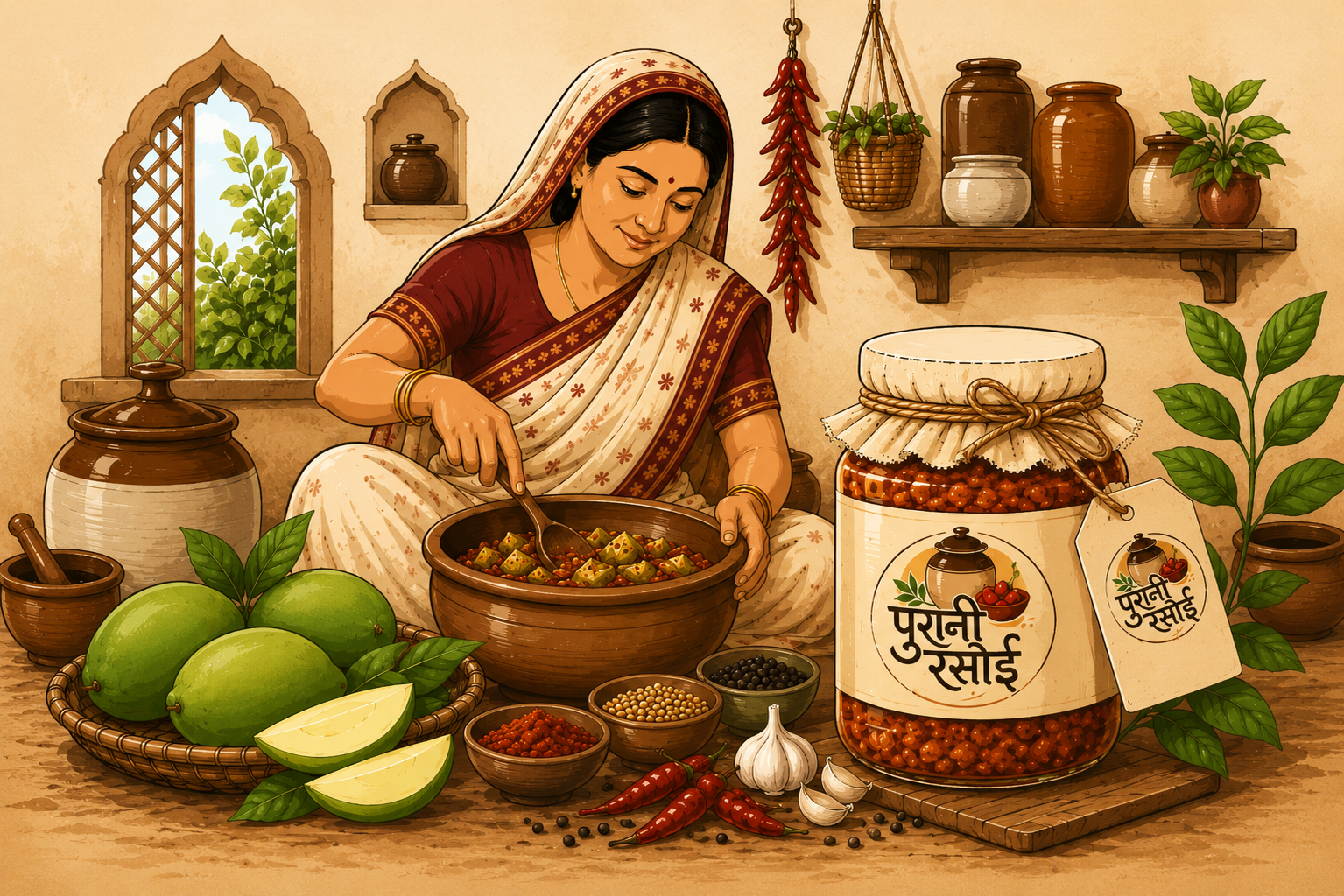 Traditional pickle making