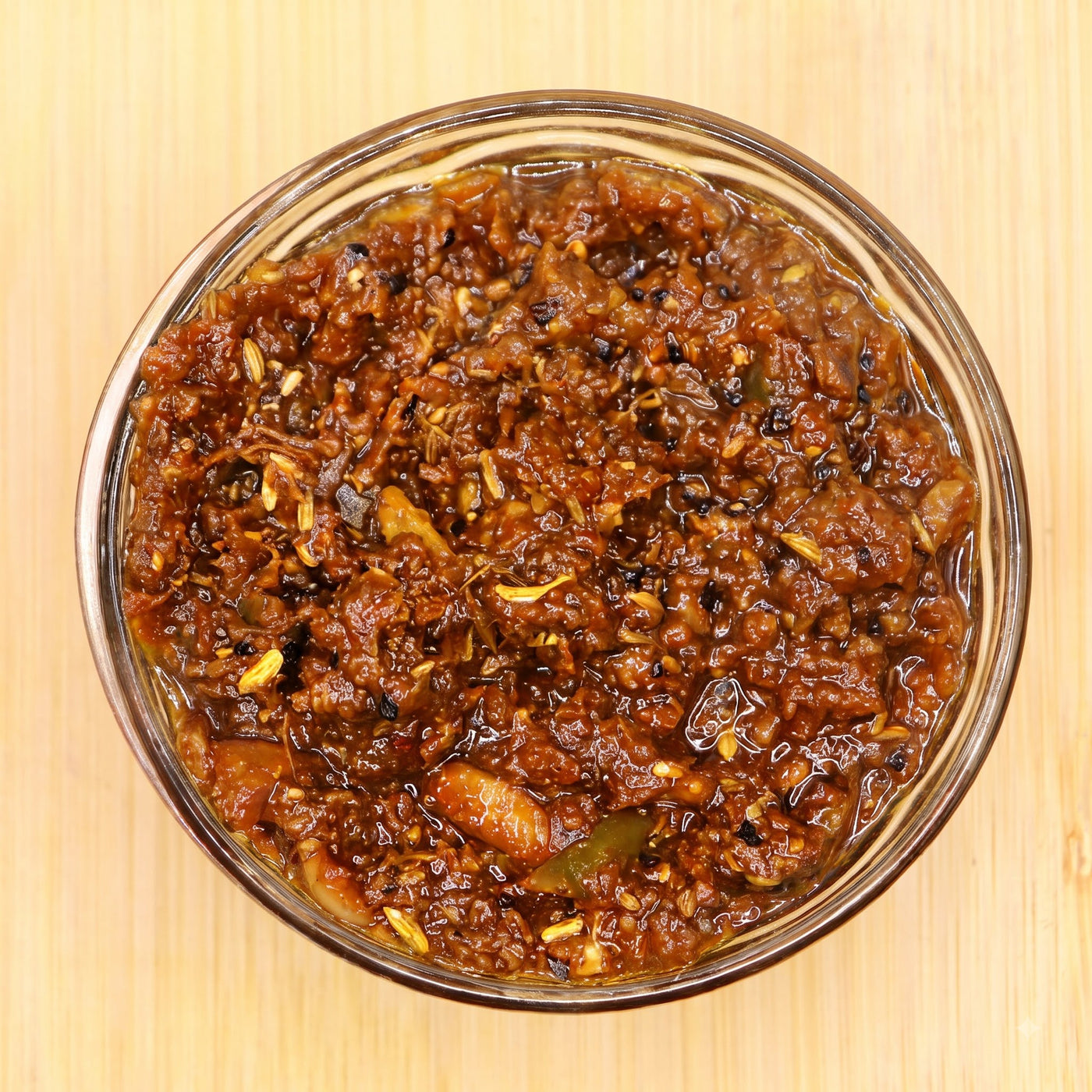 Special Oal Barobar Achar (Oal, Ginger, Garlic, Green Chili Mix Pickle)